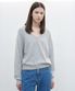 Rosh Deep V-Neck Knit - Grey