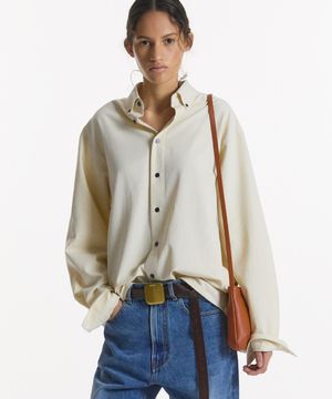 ESSENTIAL OXFORD SHIRT IVORY