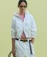 LONELY/LOVELY CROP HOODIE ZIP-UP WHITE