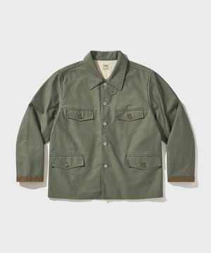 BACK SATEEN HUNTING JACKET [Swamp Green]