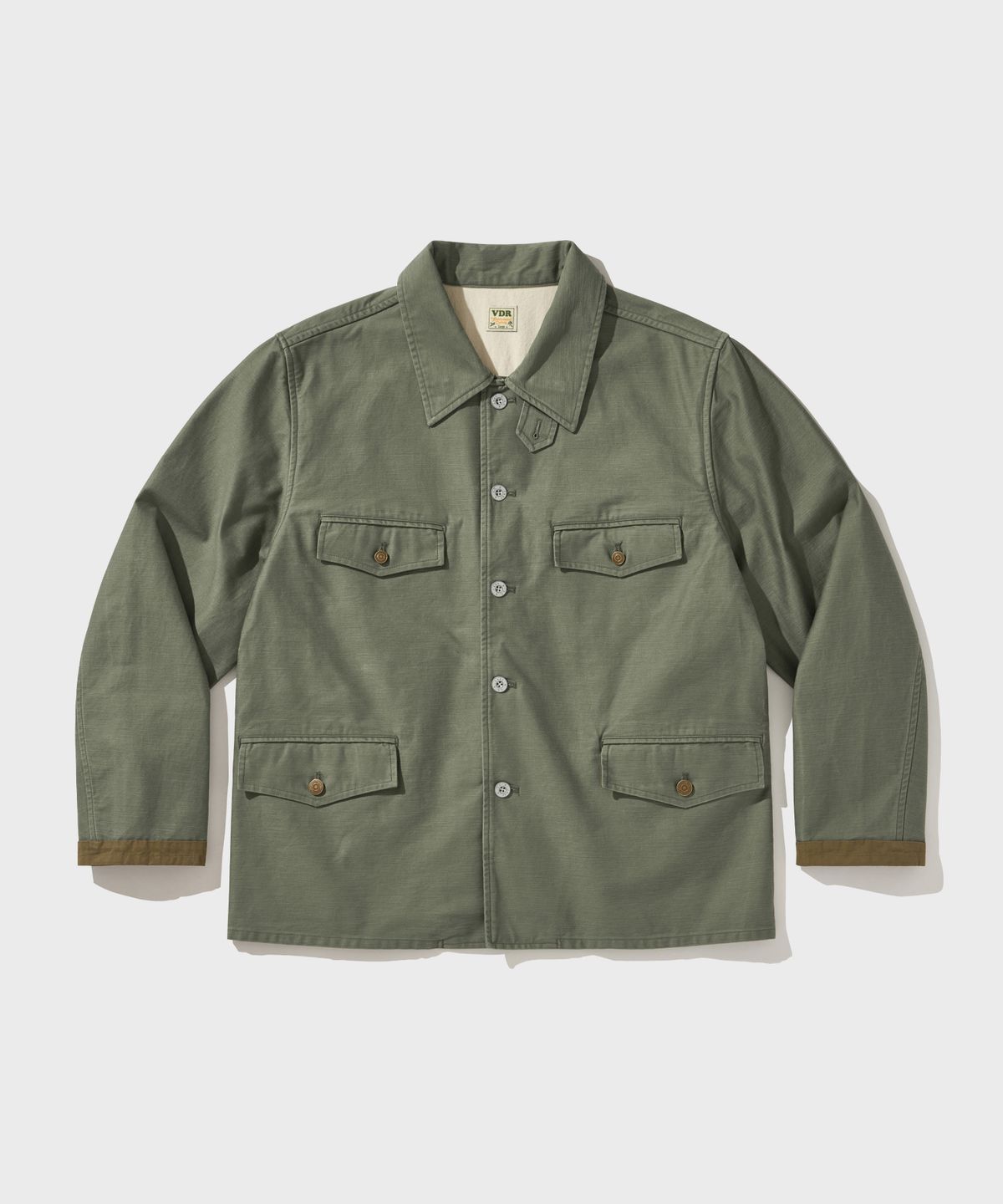 비디알(VDR) BACK SATEEN HUNTING JACKET [Swamp Green]