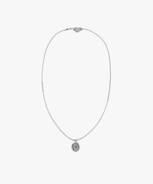 A_오벌 스파이럴 롱 체인 목걸이 : RioAN087