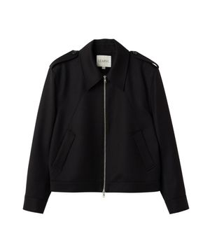 휩코드 크롭 블루종 블랙