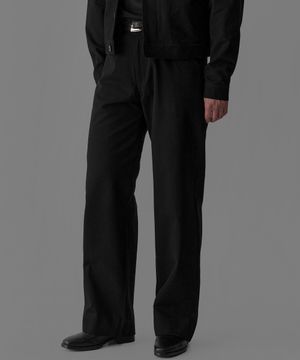 캐티오닉 코튼 팬츠 [블랙]