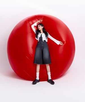 [SUZY] 2color 프린지 디테일 버뮤다팬츠 YQ2D0957