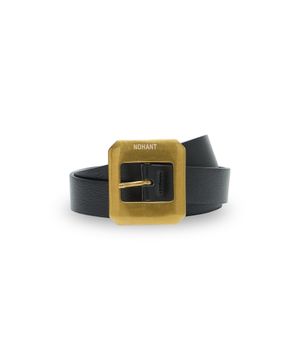 SQUARE BUCKLE LEATHER BELT-FRAME
