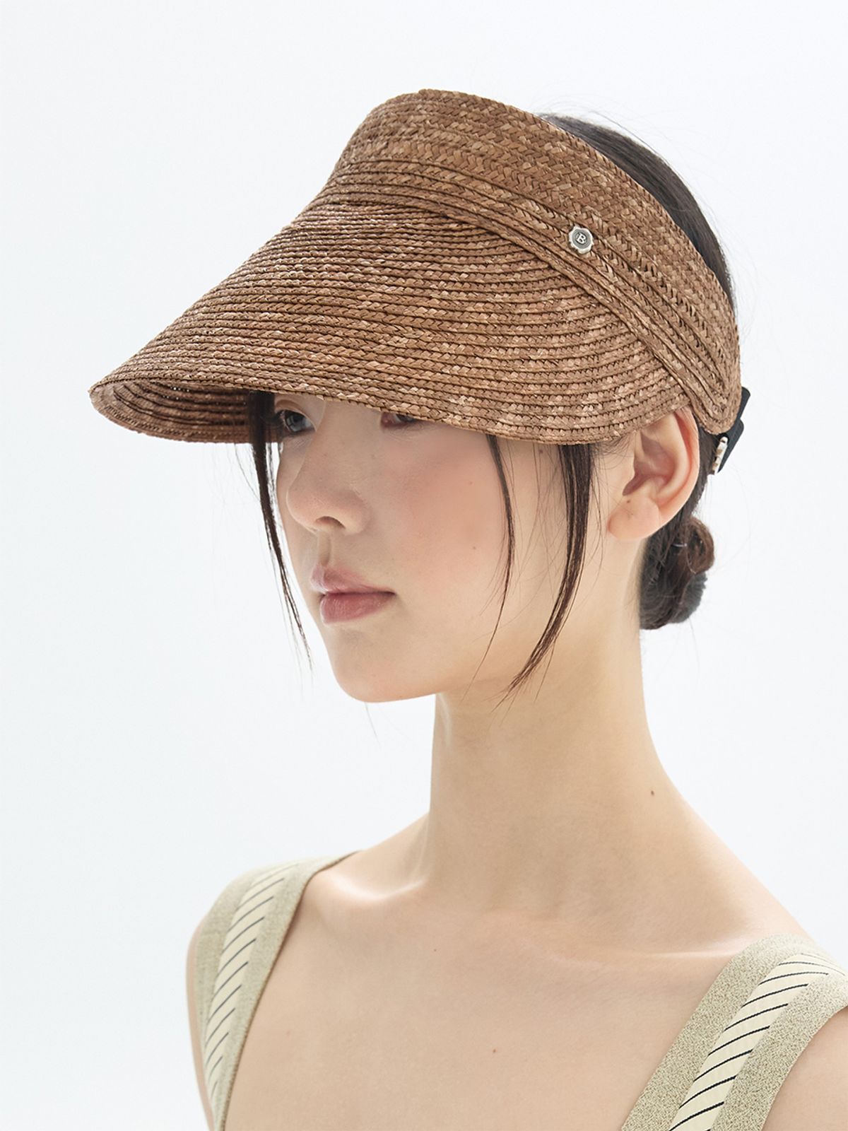 브라운햇(BROWNHAT) 클래식 선 바이저 - 브라운