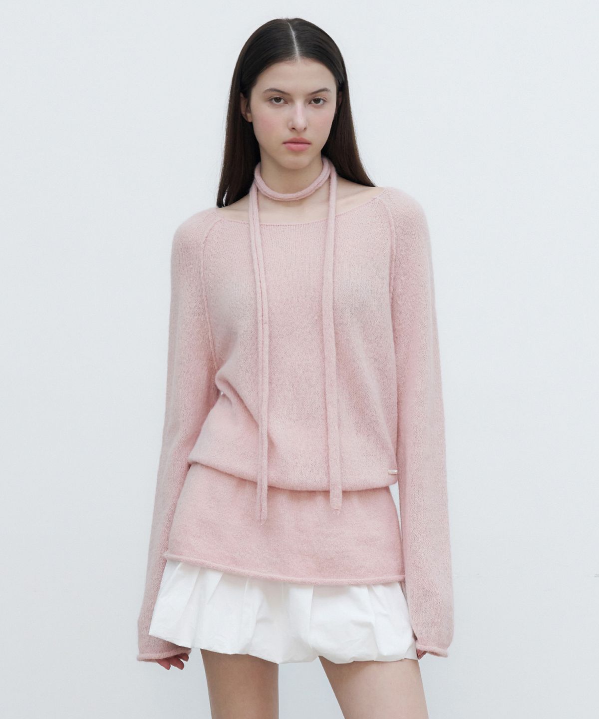 썸웨어버터(SOMEWHEREBUTTER) Bona Alpaca Knit - Pink