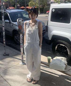 Hokey Cotton Overall - Ivory