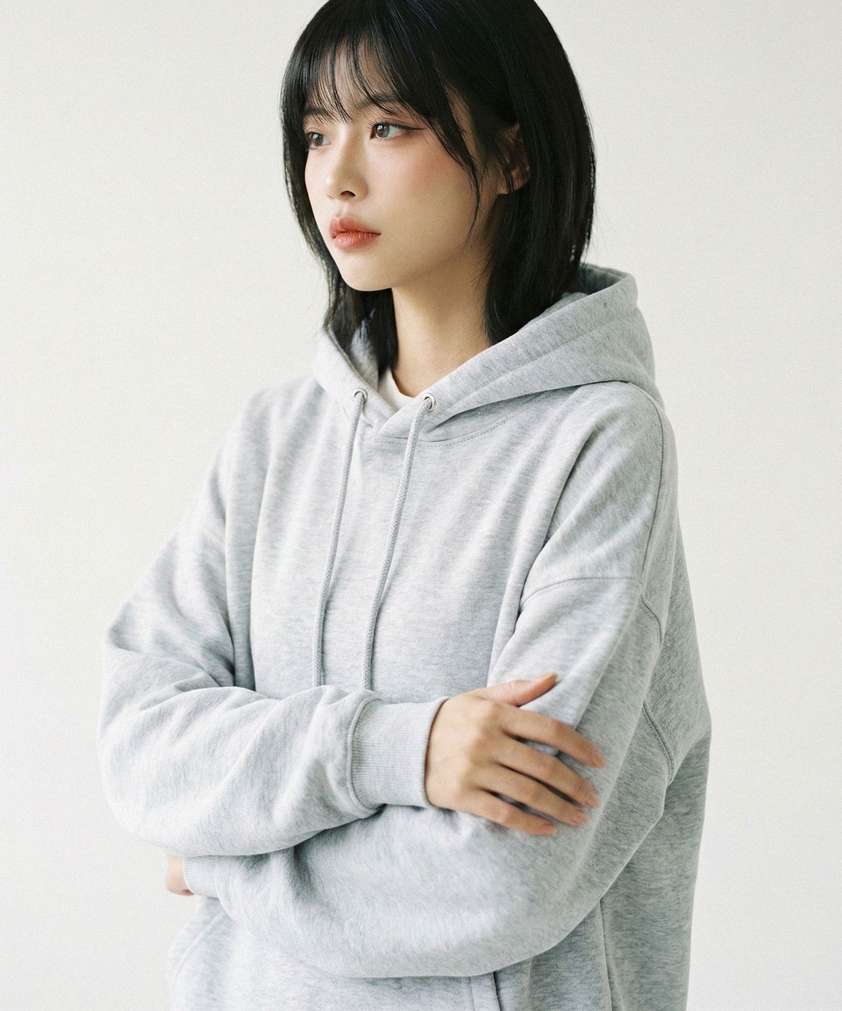 오리지널데이(ORIGINALDAY) 오버핏 베이직 후디 후드 티셔츠 기모추가 5Color