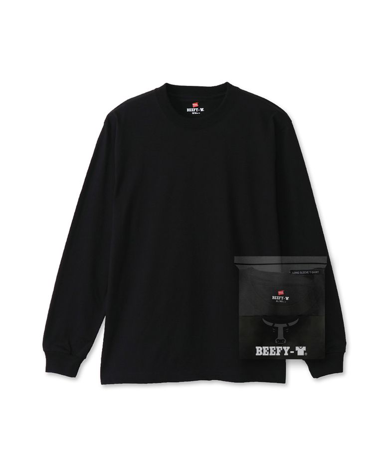 비피 롱 슬리브 티셔츠 블랙
