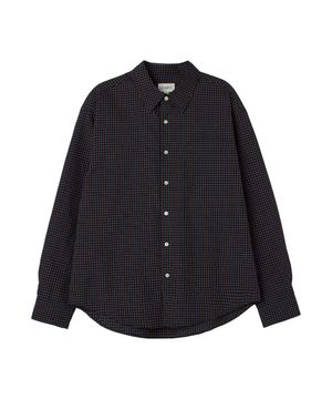 클리프 체크  셔츠 오렌지