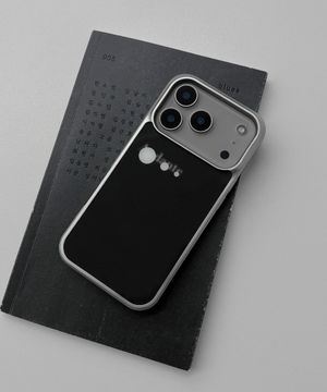 Andante silver glass bumper case