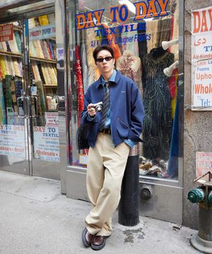 페퍼유 X 플랙 치노 팬츠 베이지