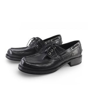 타임리스 홀스하이드 EXTRALIGHT 보트슈즈 블랙