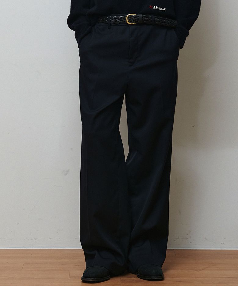 [COLLECTION LINE] 아티잔 테일러드 울 팬츠 네이비