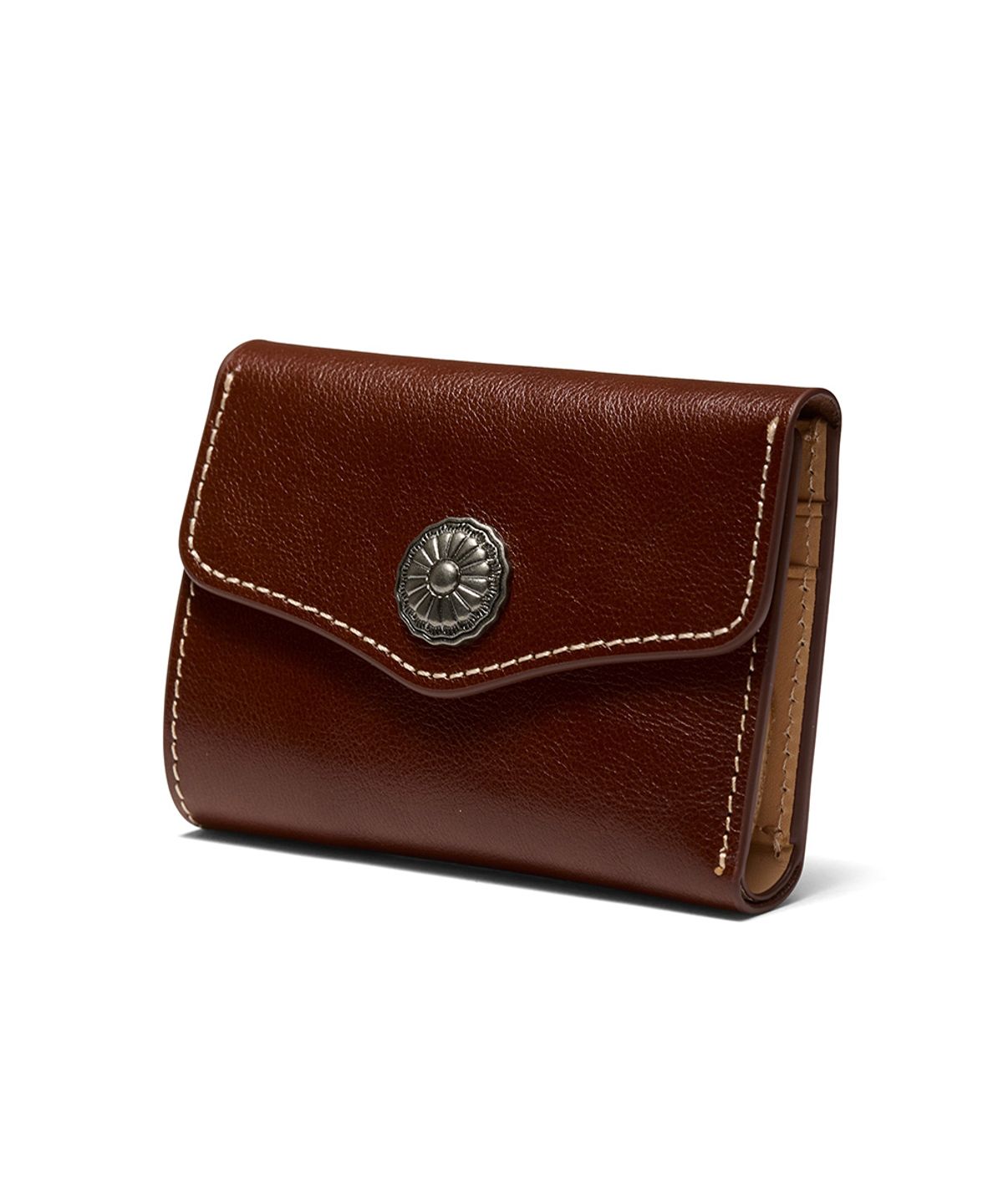 오가프(OGARP) Concho Cow Leather Wallet Brown