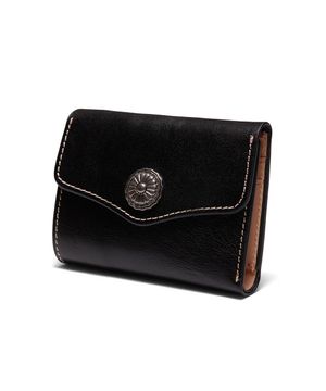 Concho Cow Leather Wallet Black