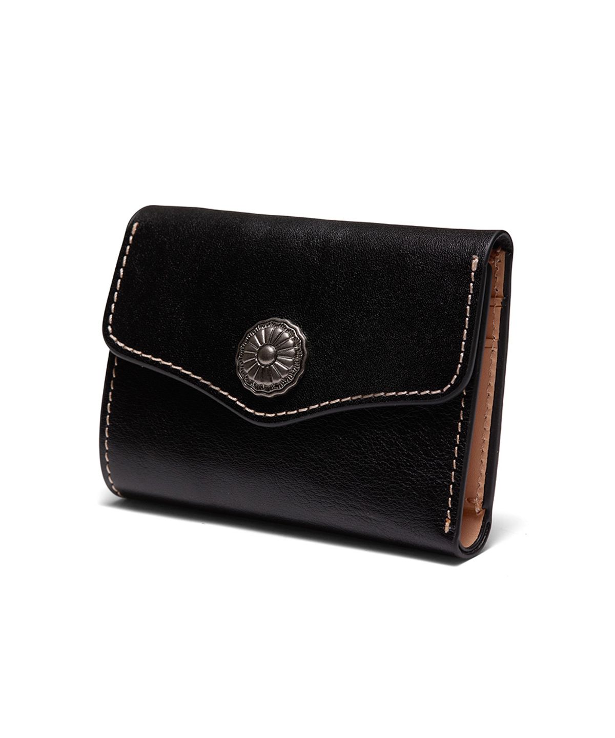 오가프(OGARP) Concho Cow Leather Wallet Black