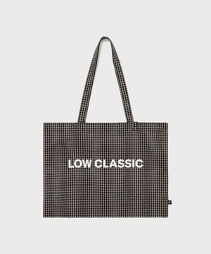 Lc CHECKED LOGO MIDI BAG_BLACK [LC267BA08BK]