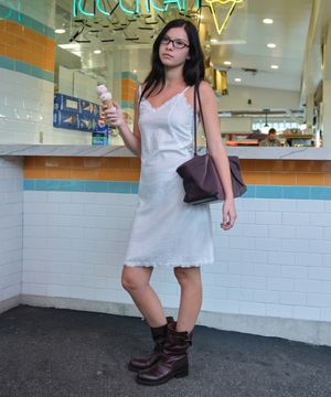 LACE MIDI DRESS_IVORY [LC261DR03IV]