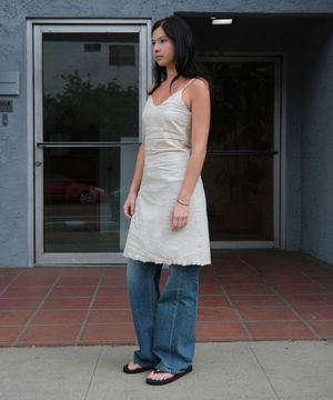 [박연지 PICK] LACE MIDI DRESS_BEIGE [LC261DR03BE]