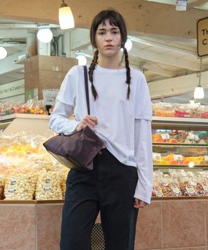 Lc LAYERED TEE_OFF WHITE [LC261TS03OW]