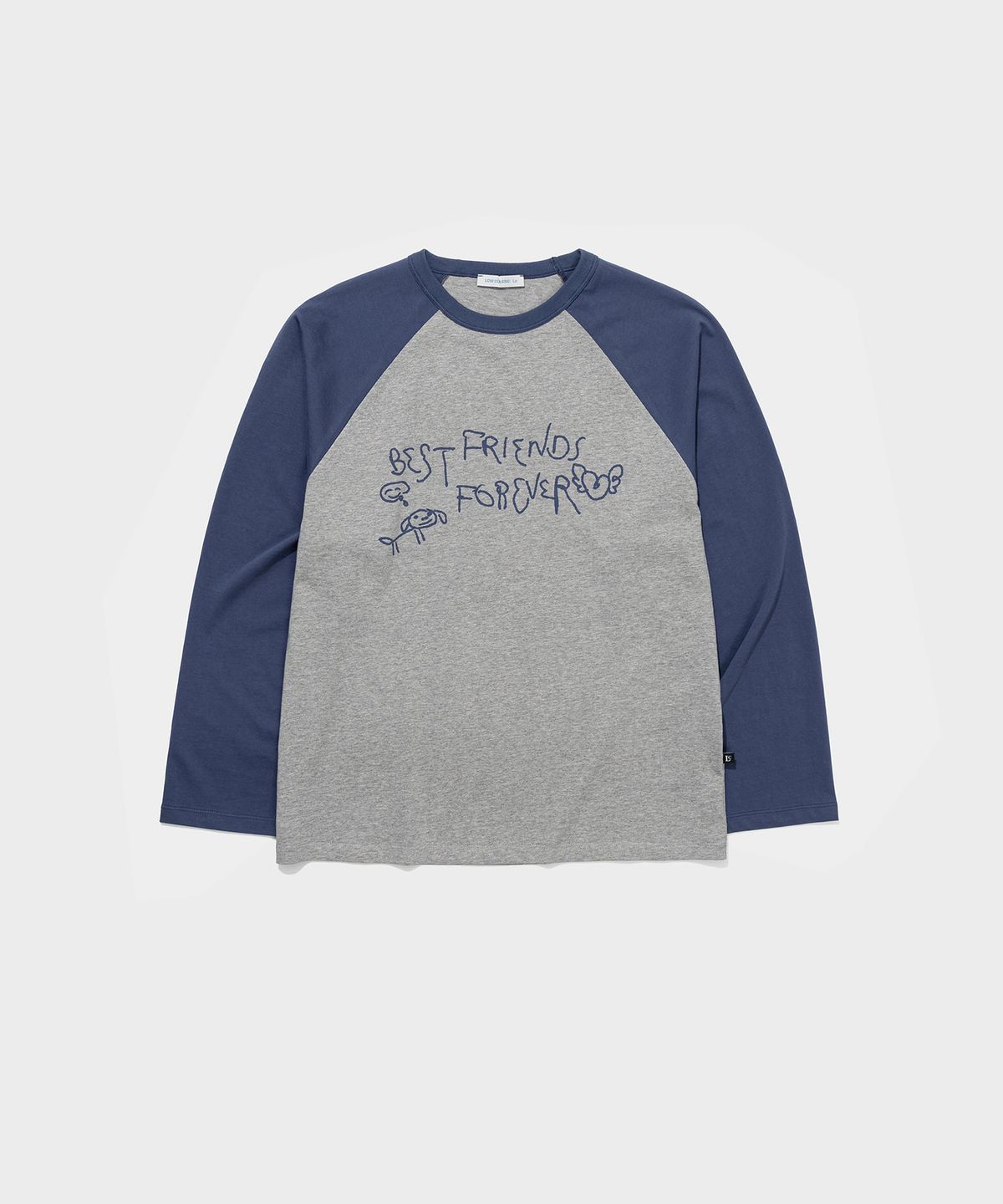 로우클래식(LOW CLASSIC) Lc BFF RAGLAN TEE_MELANGE GREY [LC263TS08MG]