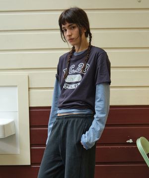 STRIPED REGULAR-FIT TEE_BLUE [LC261TS09BL]