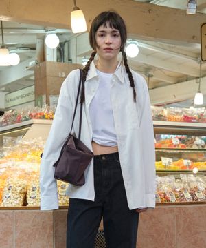 OVERSIZED Lc CHECKED SHIRT_OFF WHITE [LC267SH01OW]