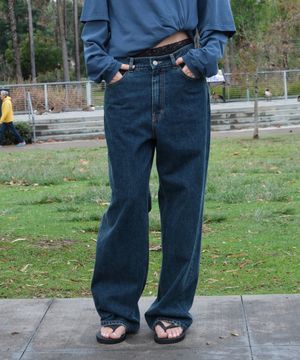 RELAXED LOOSE-FIT JEANS_NAVY BLUE [LC267PT22NL]