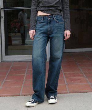 LOW-RISE JEANS_MID BLUE [LC267PT25MB]