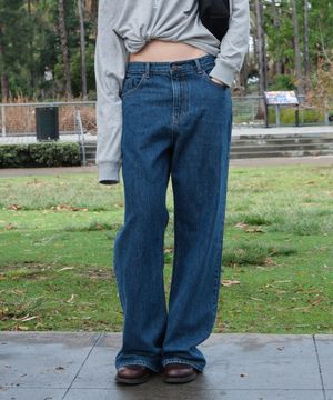 POCKET WIDE-LEG JEANS_INDIGO BLUE [LC267PT24IB]