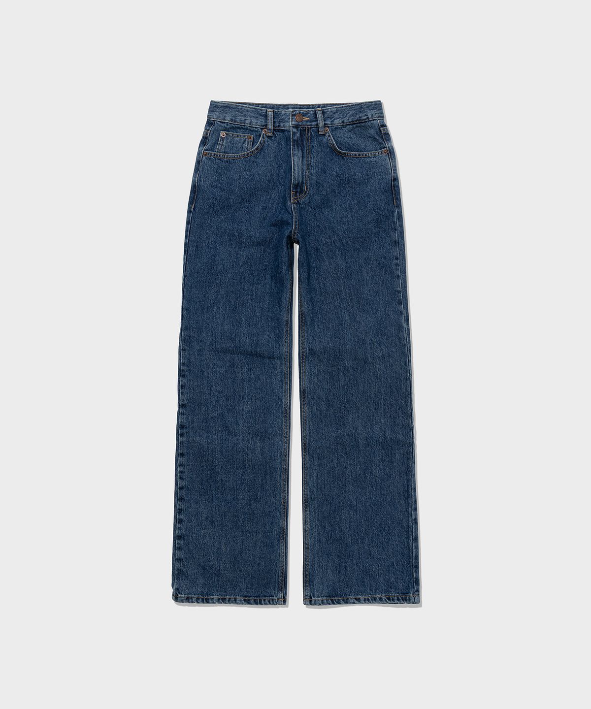 로우클래식(LOW CLASSIC) POCKET WIDE-LEG JEANS_INDIGO BLUE [LC267PT24IB]