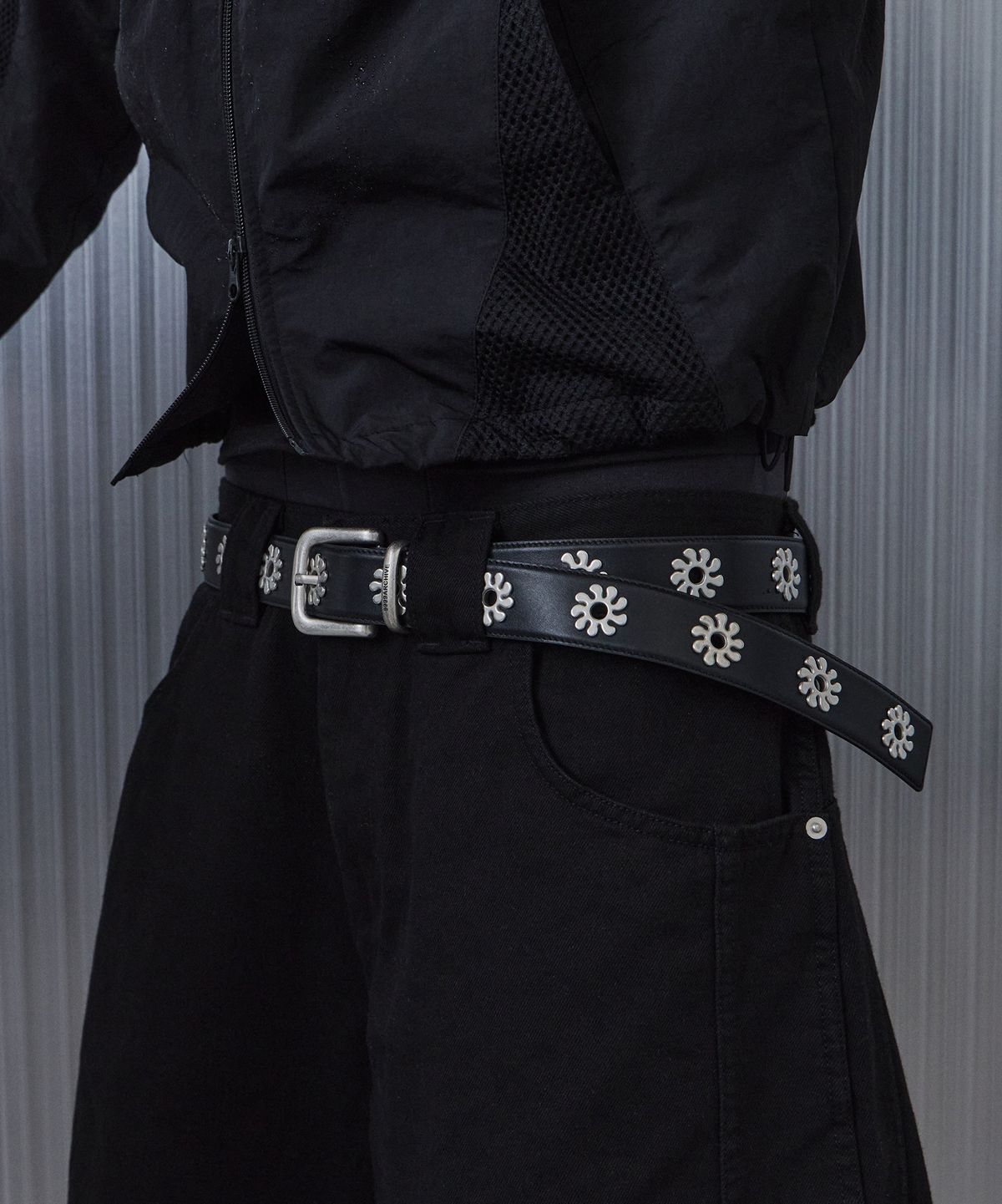 9999아카이브(9999ARCHIVE) Flower Linking Eyelet Belt