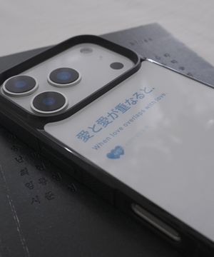 사랑과 사랑이 맞닿을 때 wihte bumper case (glass/magsafe)