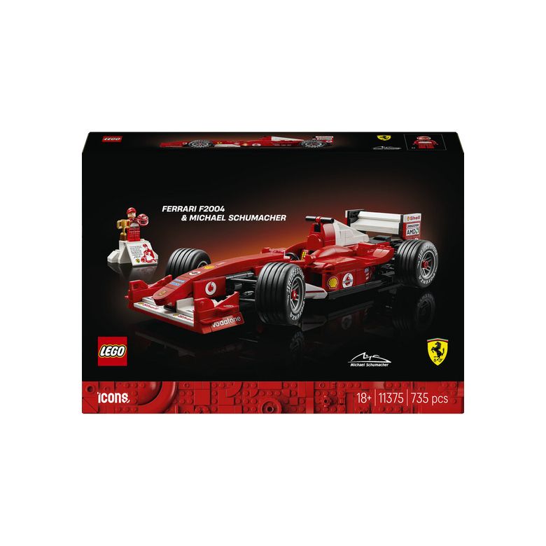 레고 아이콘 11375 Ferrari F2004와 미하엘 슈마허 [레고공식]