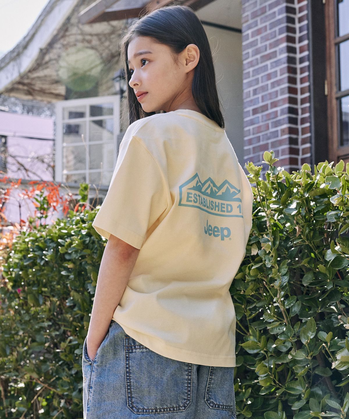 지프키즈(JEEPKIDS) 엠로고 프린팅 티셔츠(KR5TSU173LY)