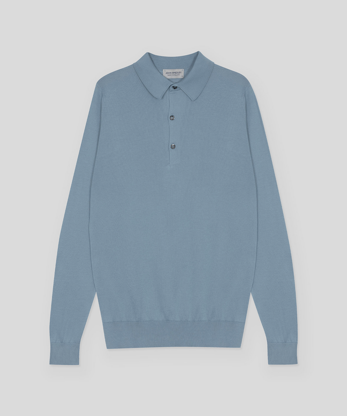 존 스메들리(JOHN SMEDLEY) BRADWELL Sea Island Cotton Long Sleeves Polo Shirt Heritage Two 8 Colors