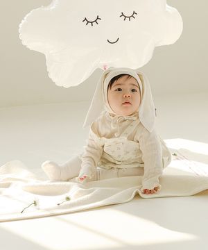 우리 아가 ootd 너무 귀엽지 모야 - 아기 멜빵 바디슈트