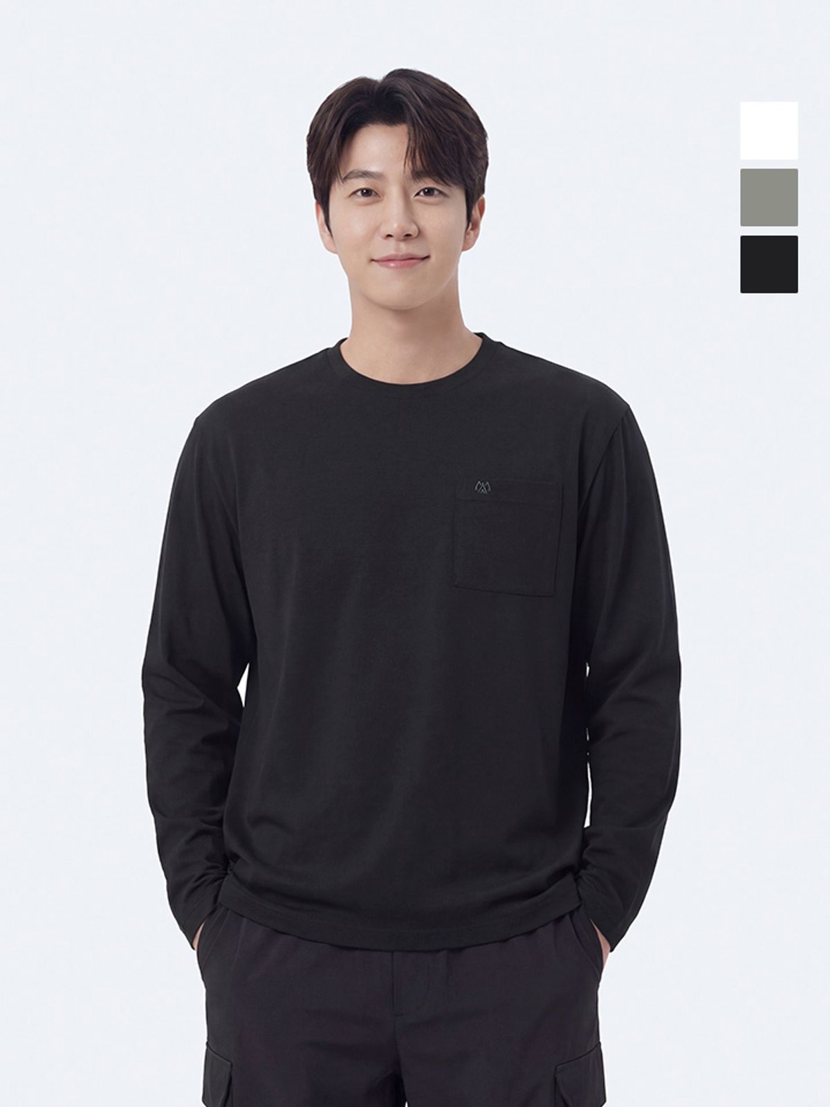 웨스트우드(WESTWOOD) 남성 에센셜 라운드티_WQ1MTTR401