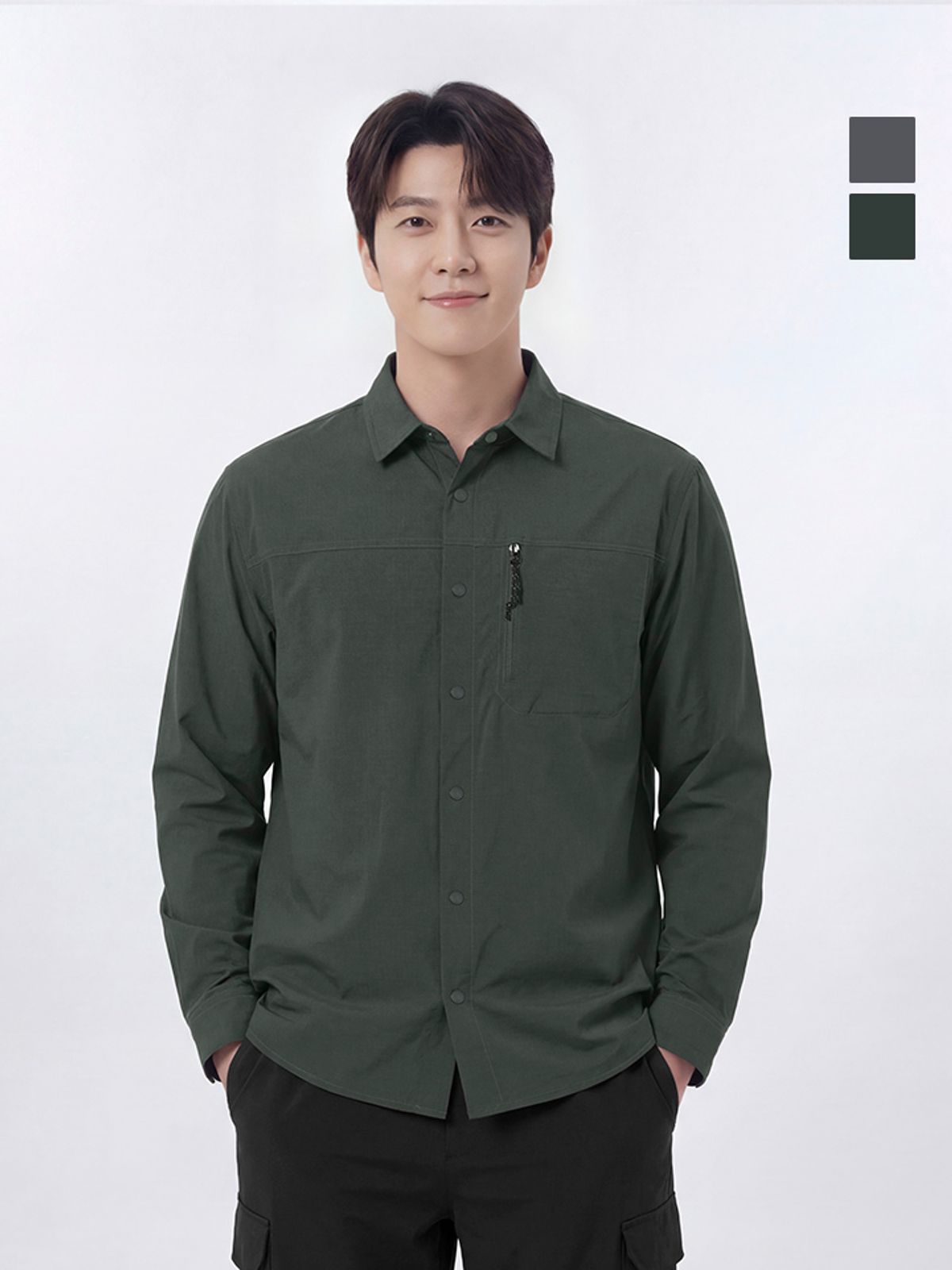 웨스트우드(WESTWOOD) 남성 립 포켓 셔츠_WQ1MCTW411