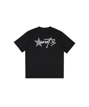 스타 로고 그래픽 티셔츠