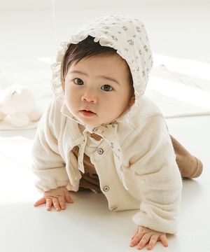 쪼꼬미의 귀엽고 포근한 가디건 - 아기 울 가디건