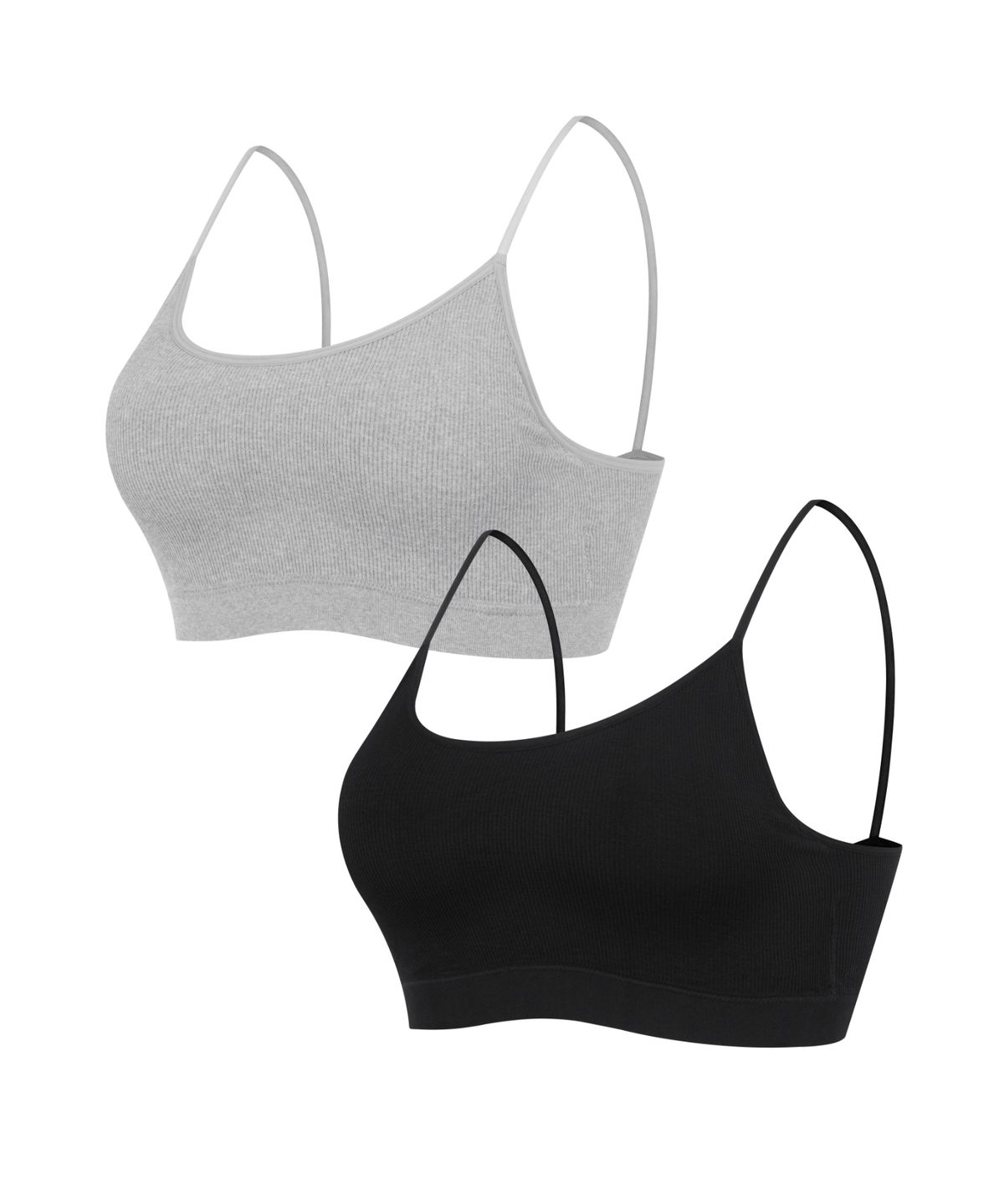 크로커다일 이너웨어(CROCODILE INNERWEAR) [2PACK] 에센셜 이지핏 심리스 브라렛