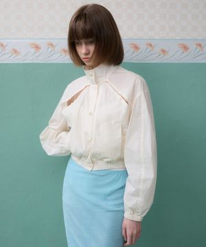 아비뇽 하이넥 숄더슬릿 점퍼_Avignon Jumper