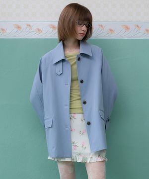 리옹 하이넥 트렌치 코트_Lyon Trench Coat