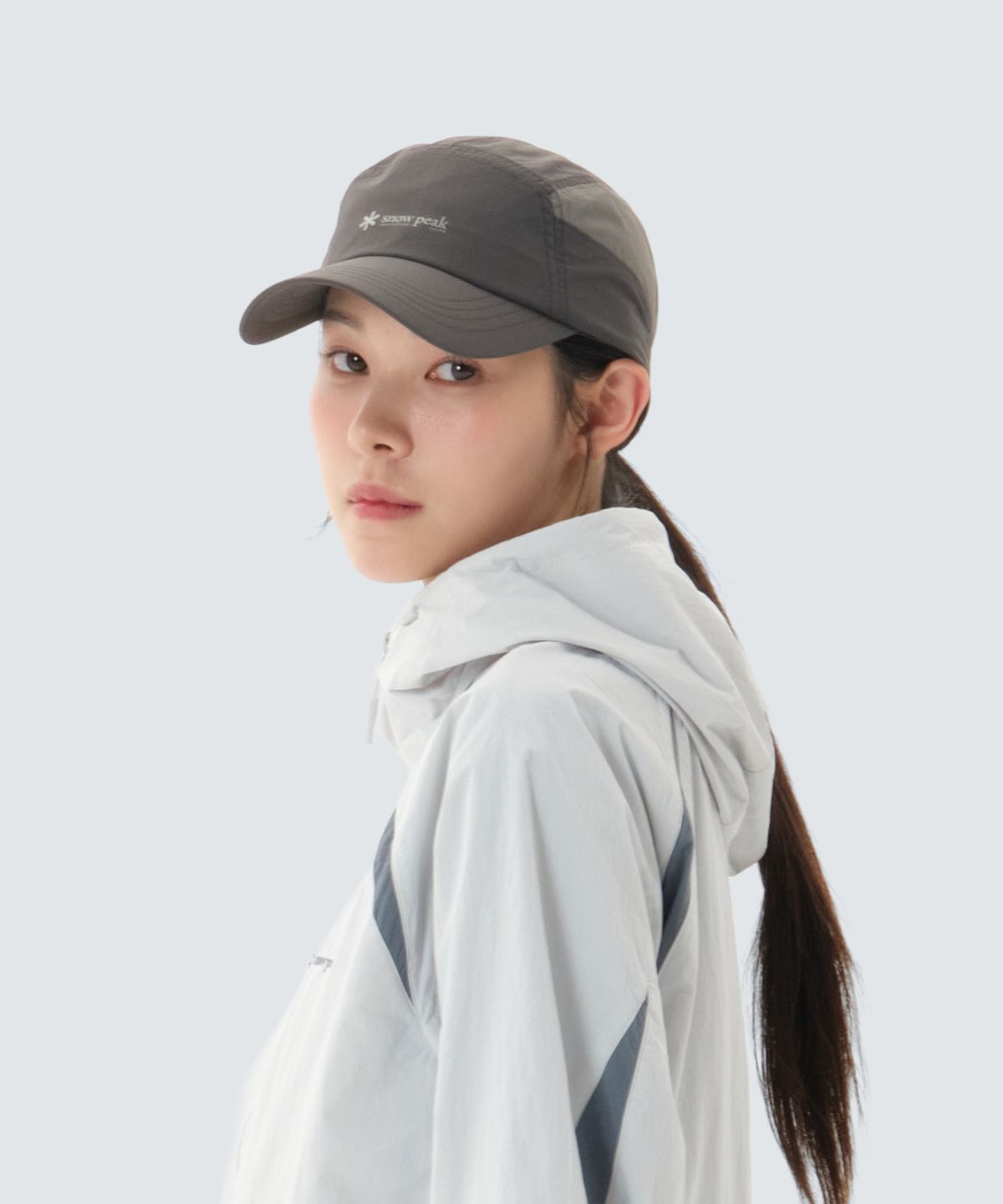 스노우피크 어패럴(SNOWPEAK APPAREL) 경량 타슬란 배색캡 (S26MUFCP74) Rustic Khaki