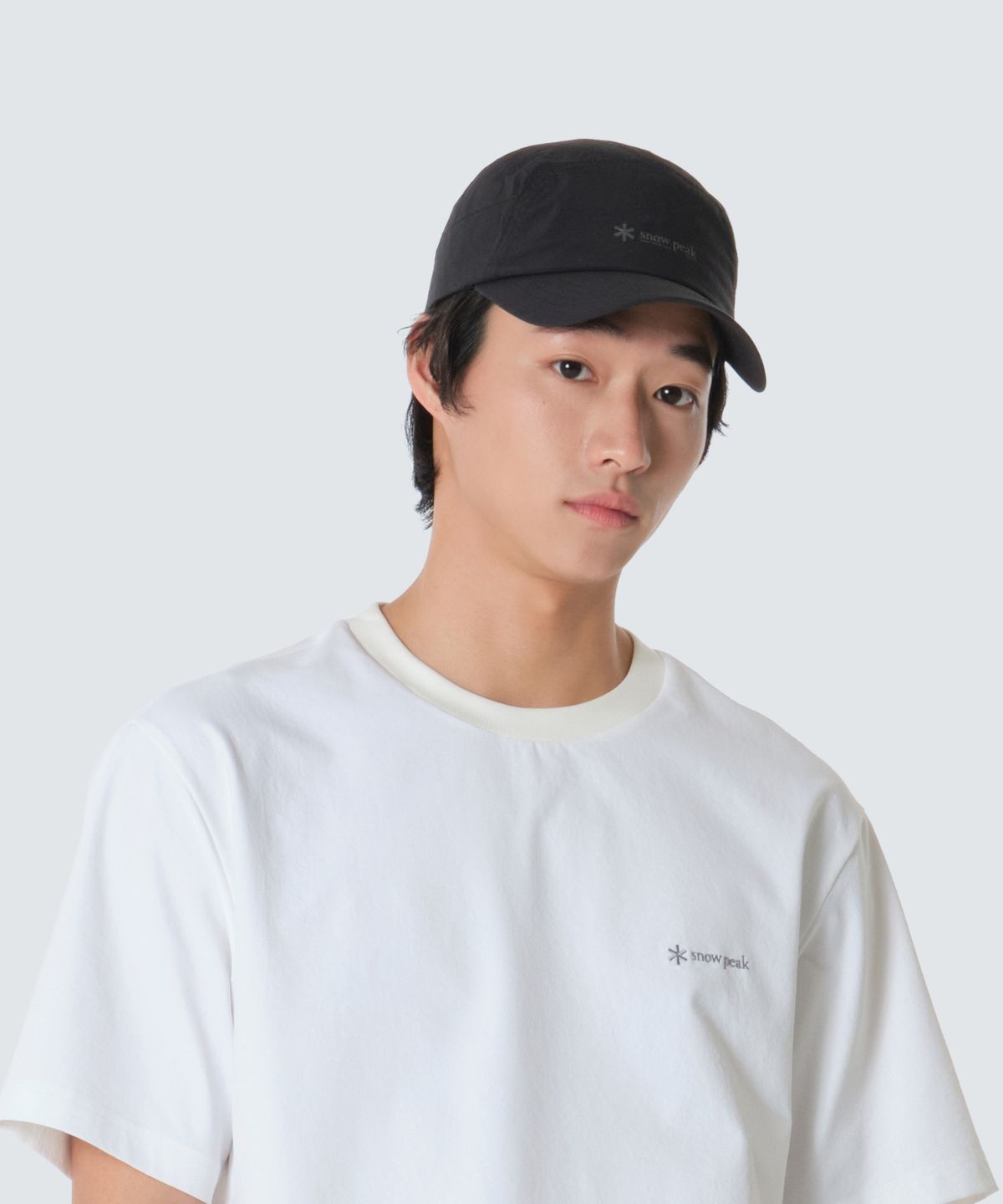 스노우피크 어패럴(SNOWPEAK APPAREL) 경량 타슬란 배색캡 (S26MUFCP74) Black