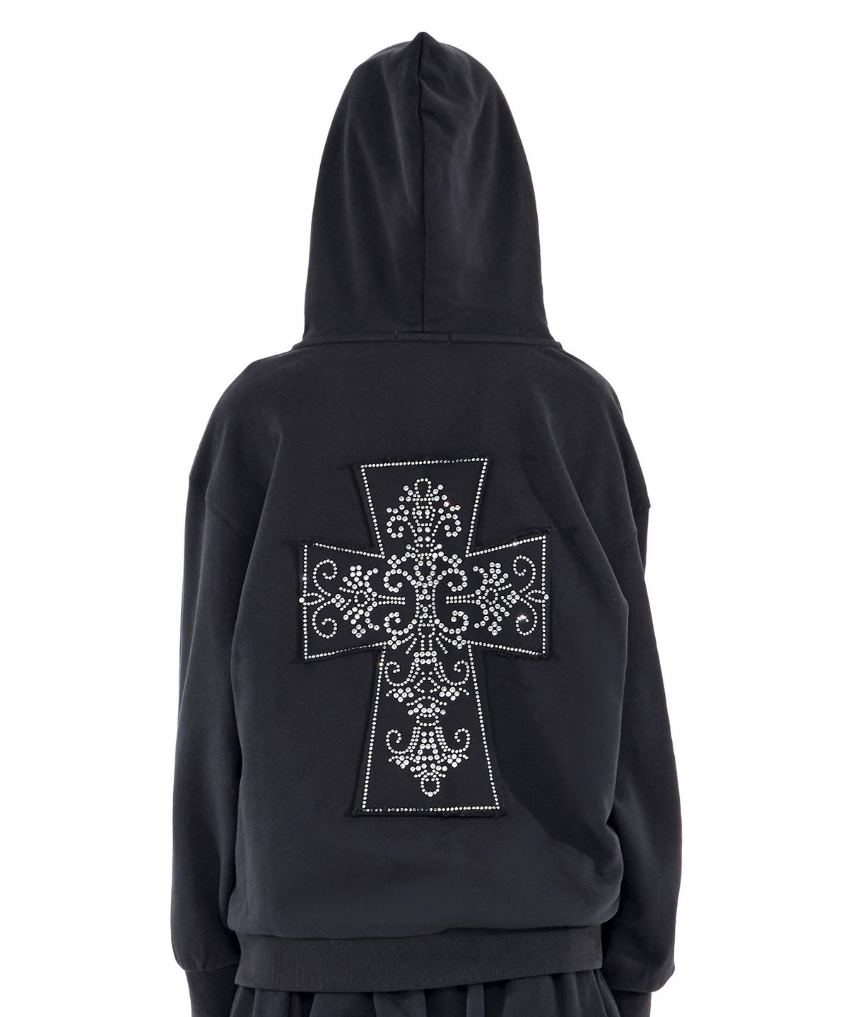 알키알카(ALKI ALKA) Nostalgia Hoodie Zip-Up (Black)